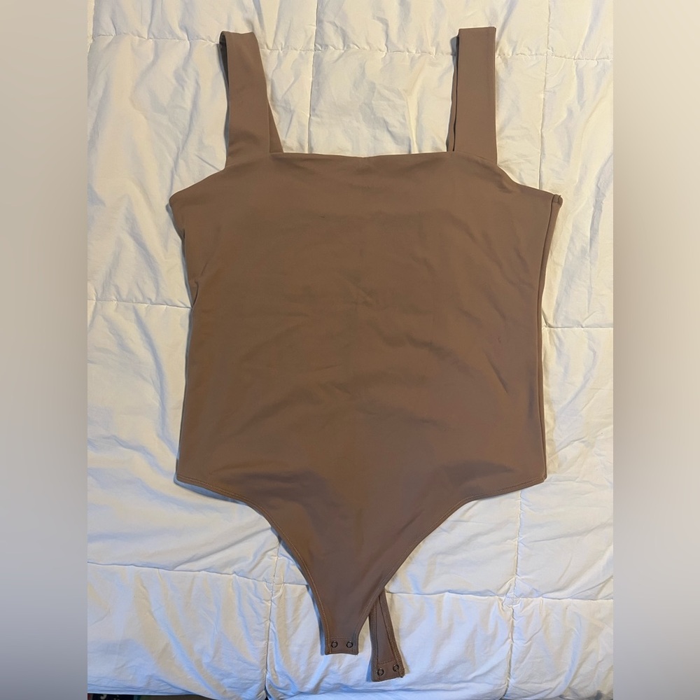 Abercrombie & Fitch tank body suit thong with snaps